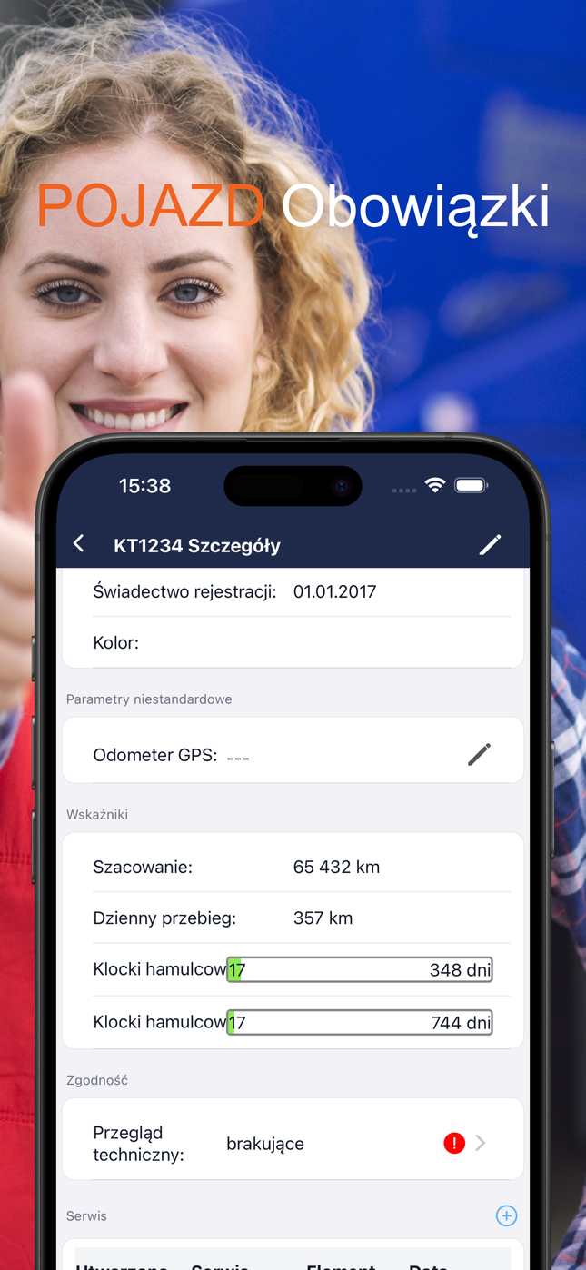 Status zgodności pojazdu