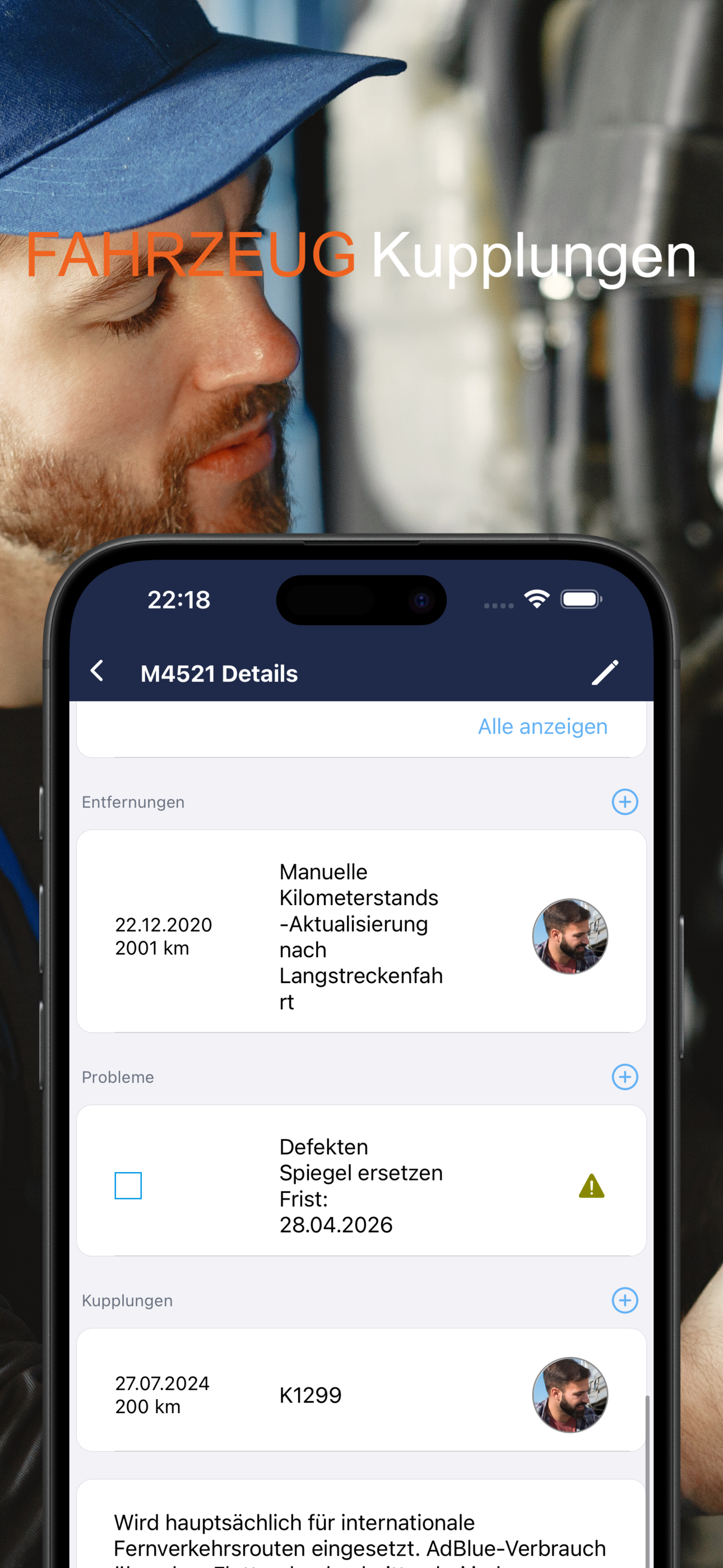 Fahrzeugmangel mit Frist